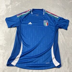 Italy National Team adidas 2024 Authentic Home Jersey Soccer Kit Mens Large